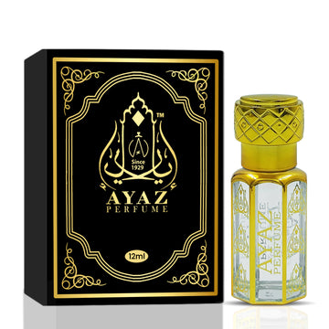 Ayaz Perfume WHITE ZAFRAN Attar| Alcohol Free, Long Lasting Fragrance & Religious Use| Itra Eau de Parfum - Available in 3 ml,6 ml,12 ml ( For Men & Women )