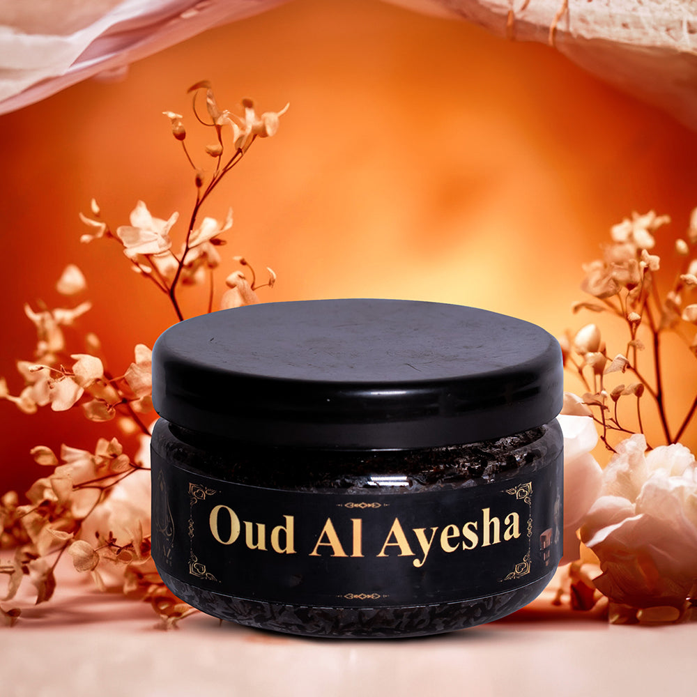 Ayaz Oud Al AYESHA Bakhoor Long Lasting Aroma | Authentic Arabic | Relax & Meditate Smell Light Sweet Woody and Musky Fruits notes (40, Set of 1)
