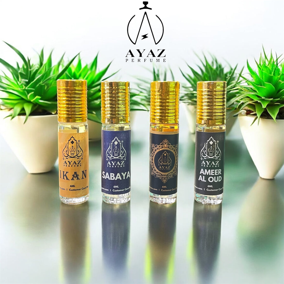 Ayaz Attar Gift Set Combo ( Pack of 4 )