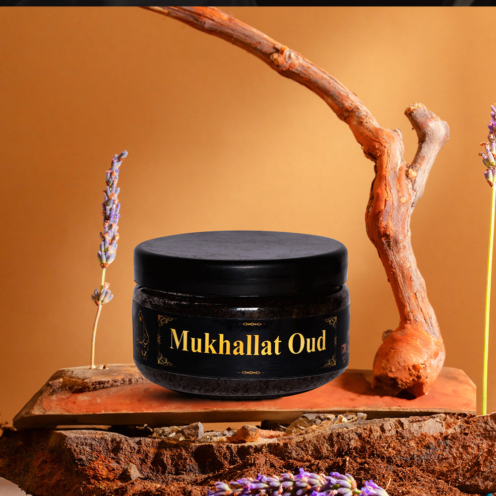 Ayaz ( Bakhoor Al Sandal,Oud Al Ayesha Premium,Mukhallat Oud Bakhoor, 40g Each ) + (1) Free Burner, ( Combo Pack of 3 )