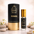 Ayaz Ponds Attar 6ML – Minty Fresh Musky Floral Long Lasting Alcohol-Free Roll-On Perfume for Men & Women
