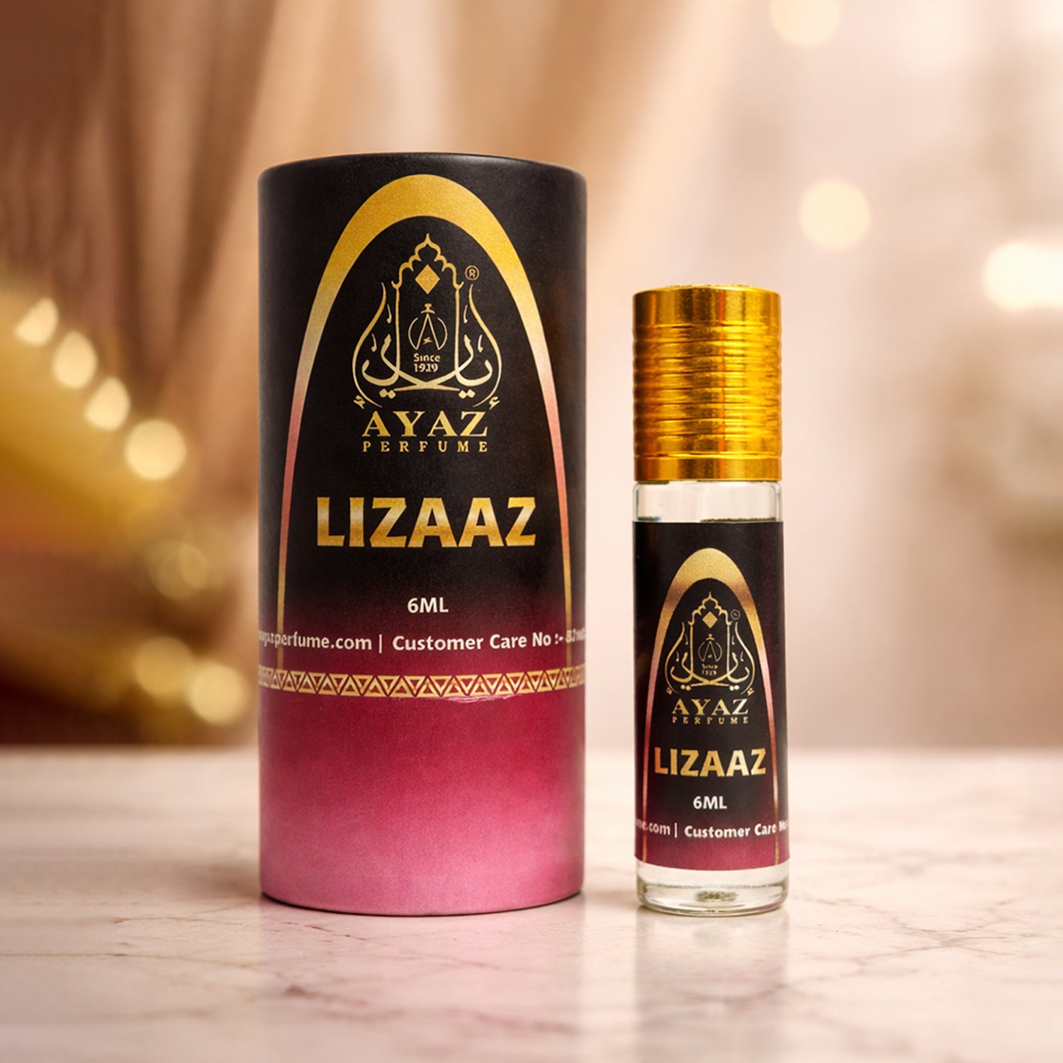 Ayaz Lizaaz Attar 6ML – Alcohol-Free Roll-On Perfume | Citrus Floral Fresh Long Lasting Fragrance for Men & Women