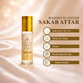 Ayaz Sakab Attar 6ML – Premium Oriental Woody Sweet Long Lasting Alcohol-Free Roll-On Perfume for Men & Women