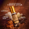 Ayaz Choco Attar 6ML – Long Lasting Alcohol-Free Roll-On Perfume for Men & Women