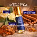 Ayaz Sabaya Attar 6ML – Long Lasting Alcohol-Free Roll-On Perfume for Women & Men