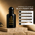 AYAZ IKAN Floral Eau De Parfum (EDP) Perfume for Men & Women | Premium Long Lasting Luxury Fragrance | Floral Fresh Woody Notes | Spray | Available 50 ML & 100 ML