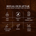 Ayaz Royal Oud Attar 6ML – Alcohol-Free Roll-On Perfume | Woody Oriental Long Lasting Fragrance for Men & Women