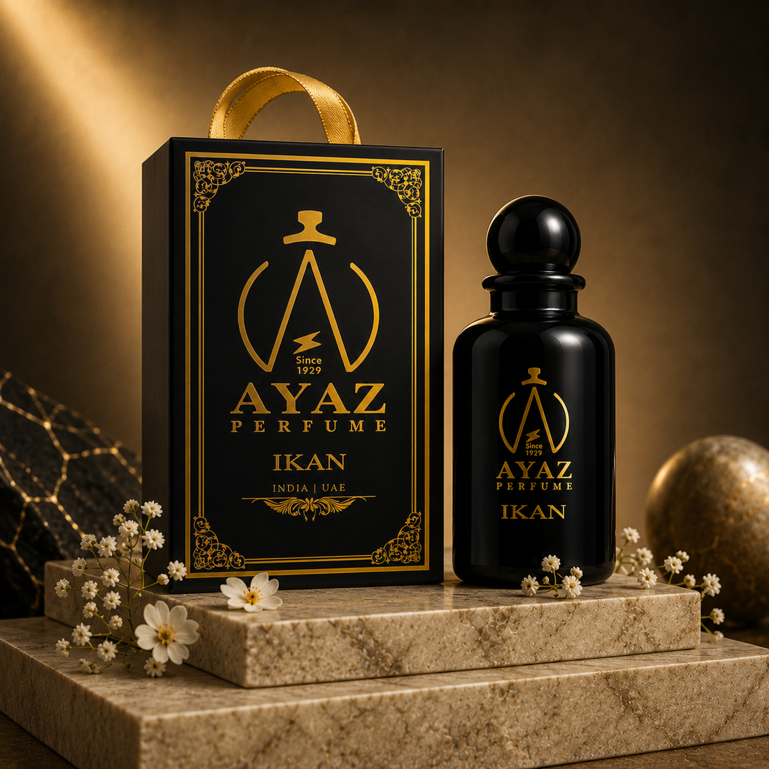 AYAZ IKAN Floral Eau De Parfum (EDP) Perfume for Men & Women | Premium Long Lasting Luxury Fragrance | Floral Fresh Woody Notes | Spray | Available 50 ML & 100 ML