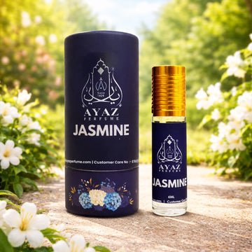 Ayaz Jasmine Attar 6ML – Long Lasting Alcohol-Free Roll-On Perfume for Men & Women