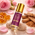 Ayaz Premium Rose Attar 6ML – Long Lasting Alcohol-Free Roll-On Perfume for Men & Women