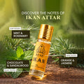 Ayaz IKAN Attar 6ML – Long Lasting Alcohol-Free Roll-On Perfume for Men & Women