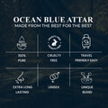 Ayaz Ocean Blue Attar 6ML – Fresh Aquatic Long Lasting Alcohol-Free Roll-On Perfume for Men & Women