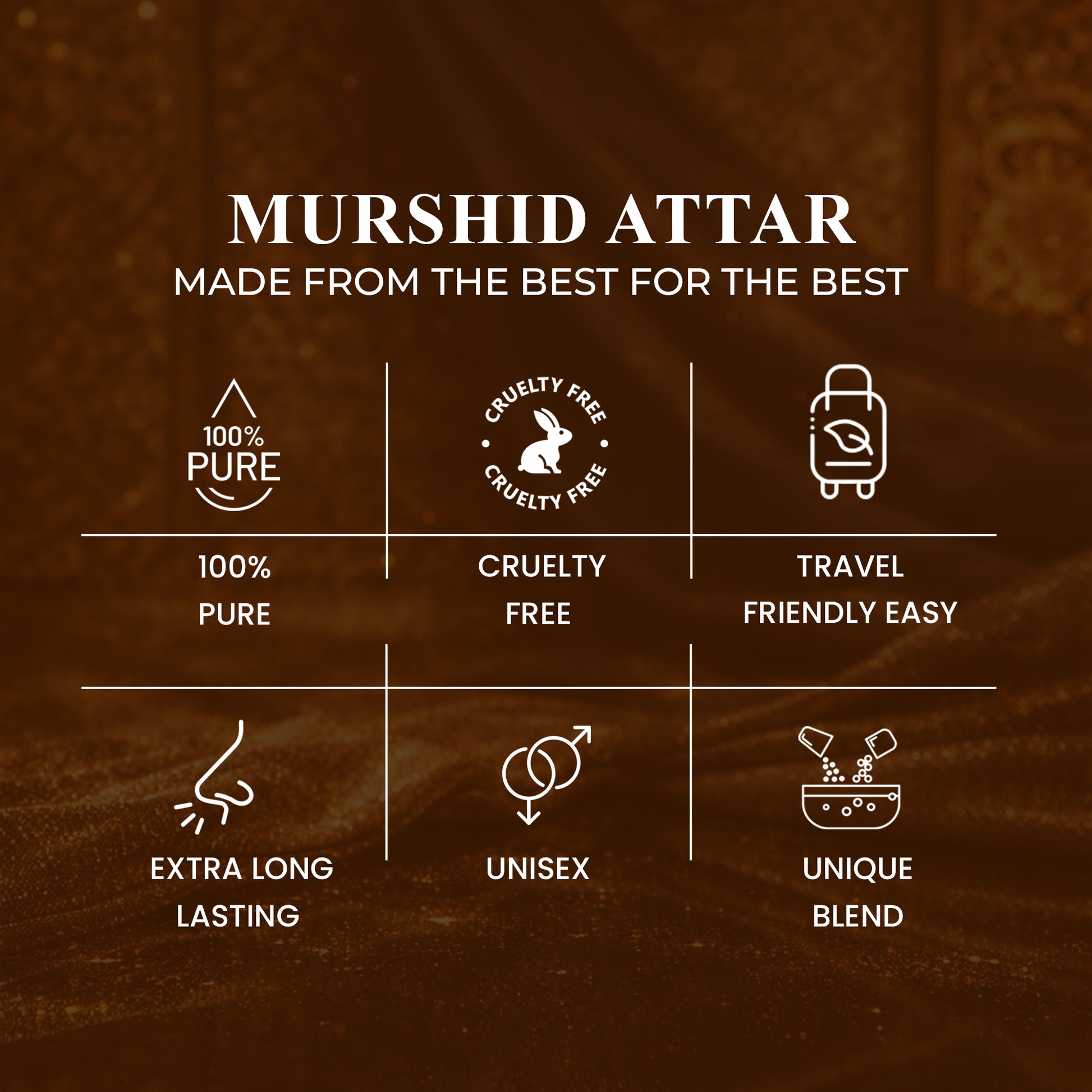 Ayaz Murshid Attar 6ML – Sweet & Fresh Long Lasting Alcohol-Free Roll-On Perfume for Men & Women