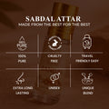 Ayaz Sandal Attar 6ML – Pure Sandalwood Alcohol-Free Roll-On | Long Lasting Attar for Men & Women