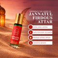 Ayaz Jannatul Firdous Attar 6ML – Long Lasting Alcohol-Free Roll-On Perfume for Men & Women