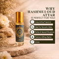 Ayaz Hashmi Oud Attar 6ML – Long Lasting Alcohol-Free Roll-On Perfume for Men & Women