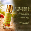 Ayaz Fawakeh Attar 6ML – Fruity Alcohol-Free Roll-On Perfume | Long Lasting Attar for Men & Women