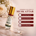 Ayaz Musk Attar 6ML – Long Lasting Alcohol-Free Roll-On Perfume for Men & Women