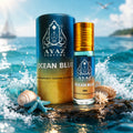 Ayaz Attar Collection 6ML – Alcohol-Free Roll-On Perfume | Long Lasting Fragrance for Men & Women Ocean Blue