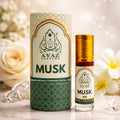 Ayaz Musk Attar 6ML – Long Lasting Alcohol-Free Roll-On Perfume for Men & Women