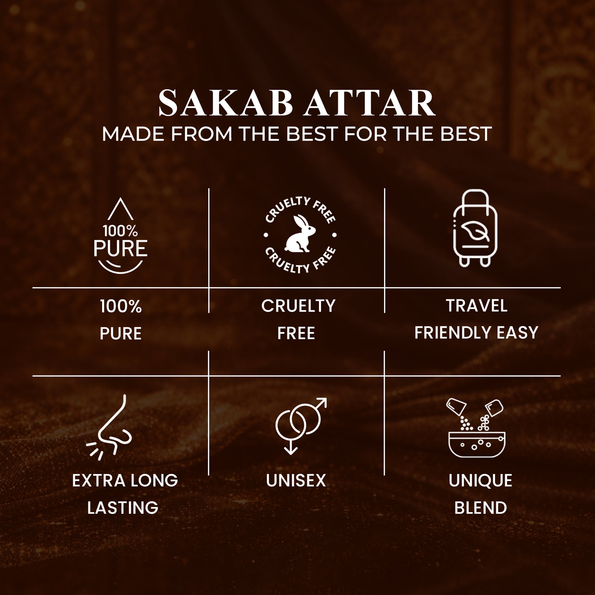 Ayaz Sakab Attar 6ML – Premium Oriental Woody Sweet Long Lasting Alcohol-Free Roll-On Perfume for Men & Women