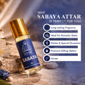 Ayaz Sabaya Attar 6ML – Long Lasting Alcohol-Free Roll-On Perfume for Women & Men