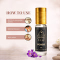 Ayaz Ponds Attar 6ML – Minty Fresh Musky Floral Long Lasting Alcohol-Free Roll-On Perfume for Men & Women
