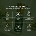 Ayaz Ameer Al Oud Attar 6ML – Long Lasting Alcohol-Free Roll-On Perfume for Men & Women