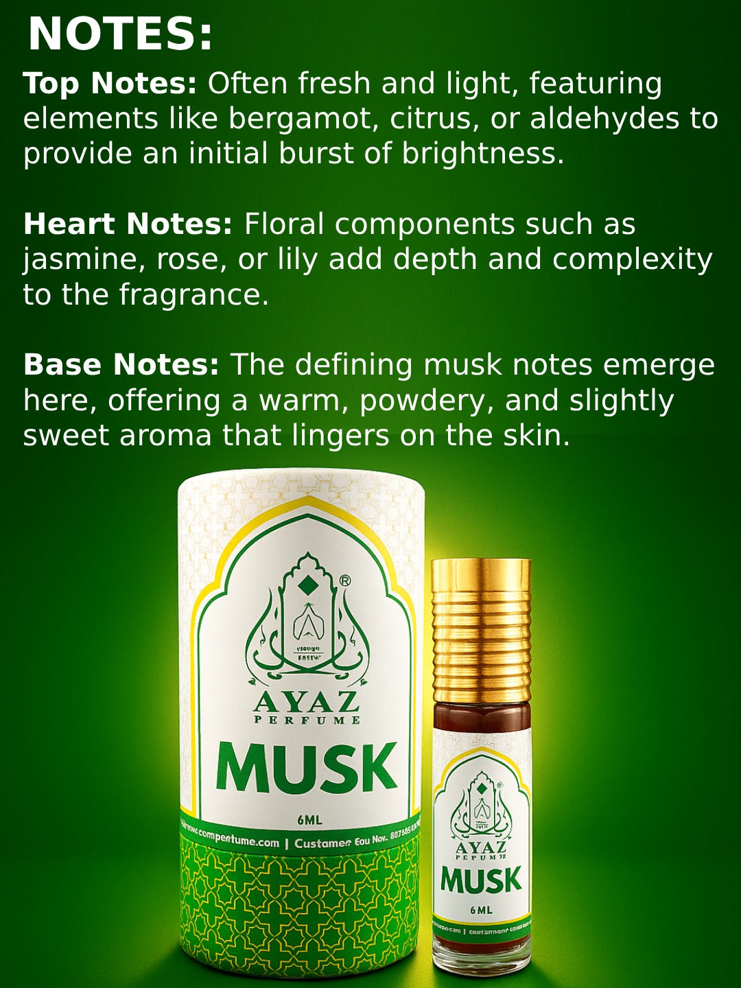 Musk – 6ml (Attar Roll On)