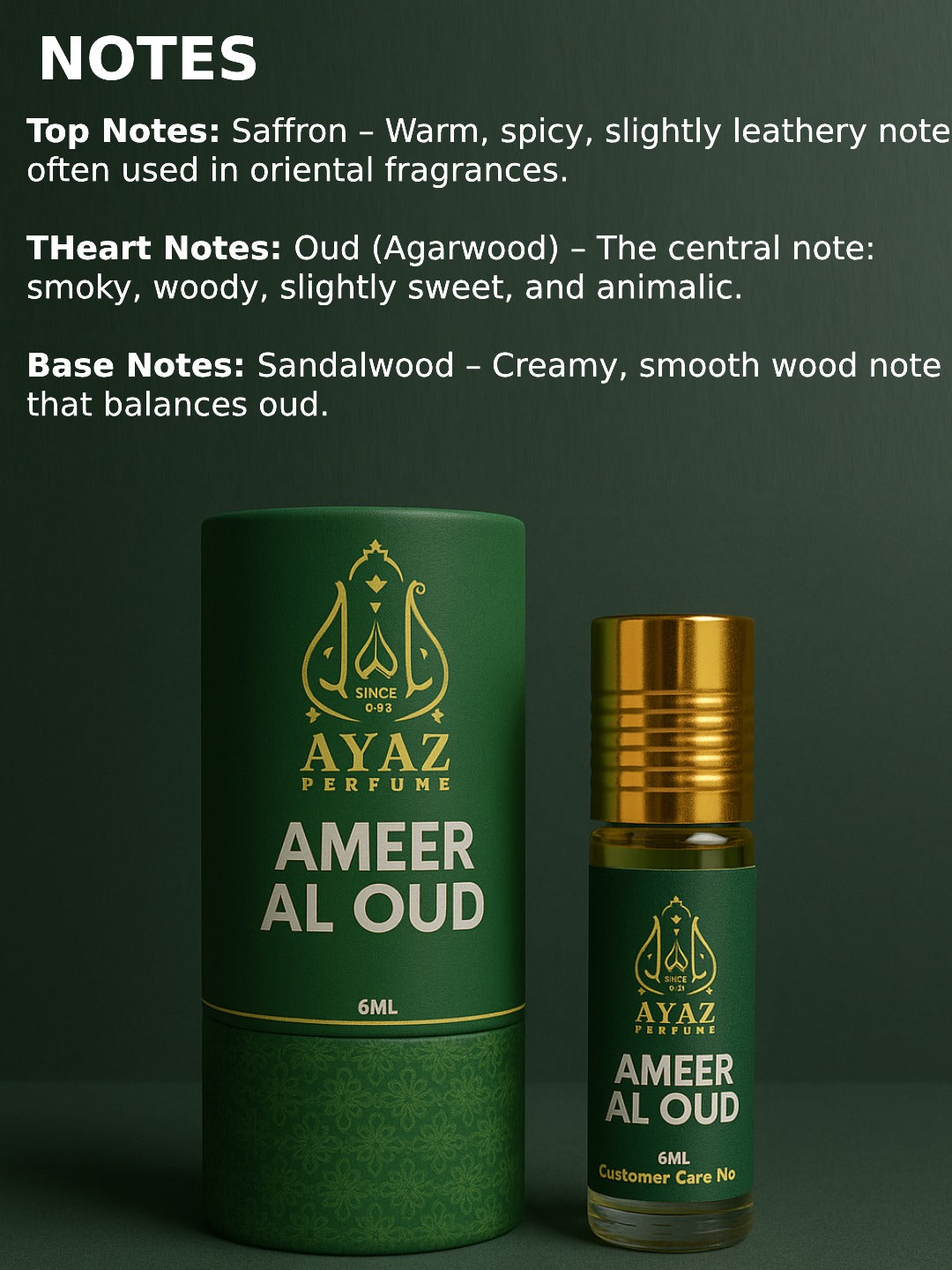 Ameer Al Oudh – 6ml (Attar Roll On)