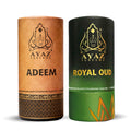 Ayaz Adeem + Royal Oud Attar Combo (6ML Each) | Long Lasting Alcohol-Free Perfume Oil for Men & Women