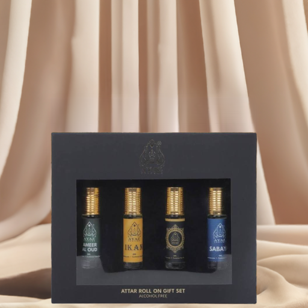 Ayaz Perfume Attar Combo Non-Alcoholic Premium Quality (Floral, Spicy, Woody, Fruity) Extrait De Parfum - 24 ml  (For Men & Women)
