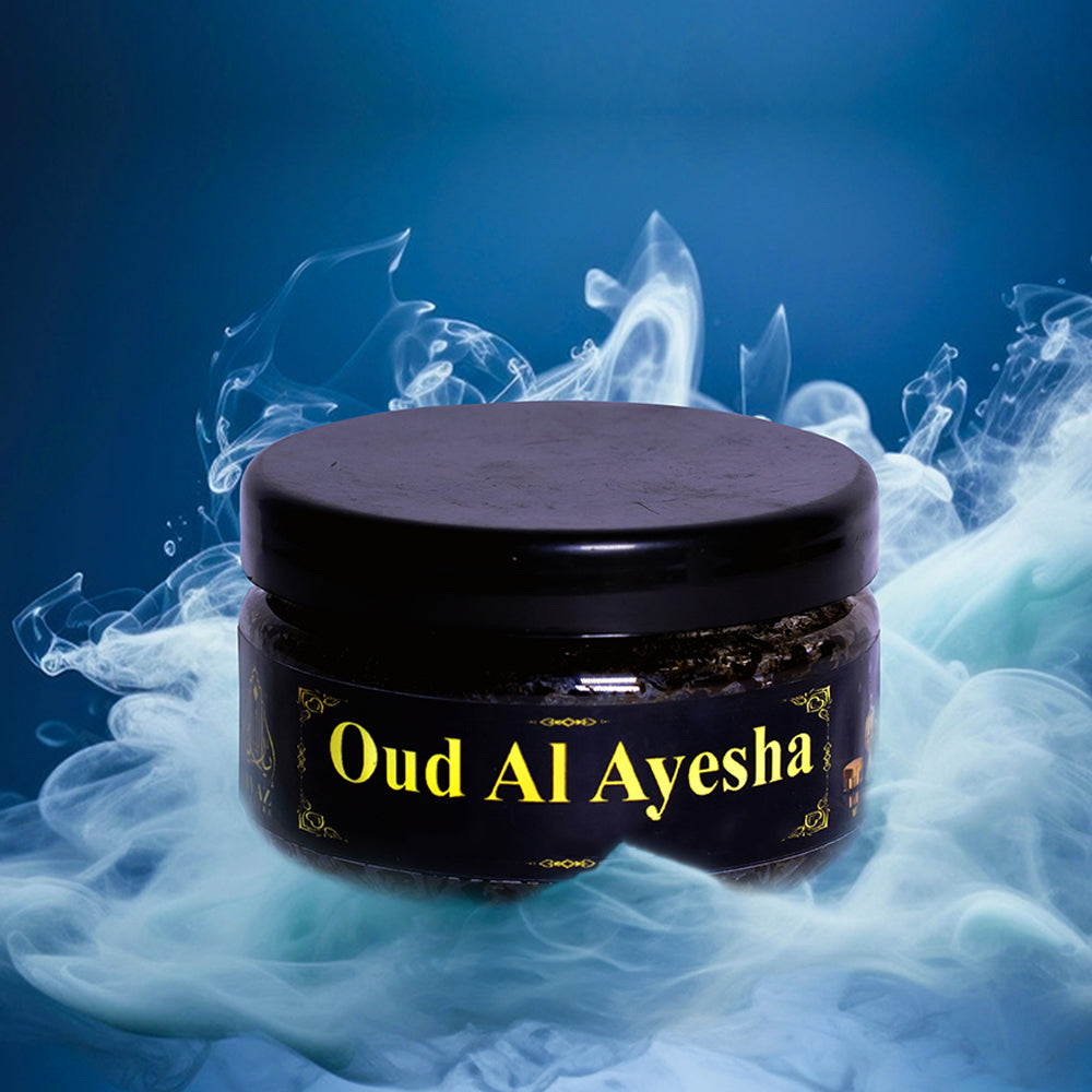 Ayaz Oud Al AYESHA Bakhoor Long Lasting Aroma | Authentic Arabic | Relax & Meditate Smell Light Sweet Woody and Musky Fruits notes (40, Set of 1)