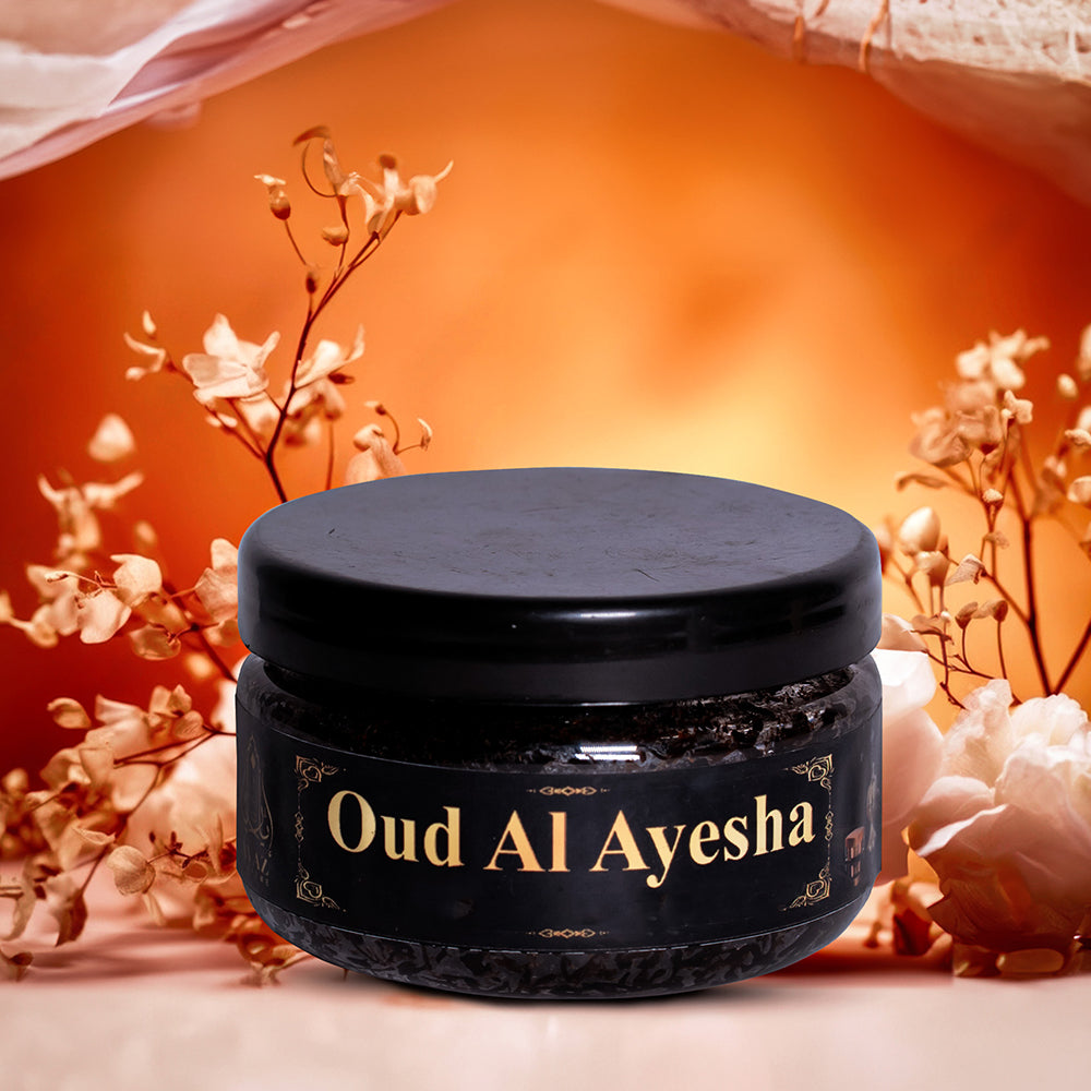 Ayaz Oud Al AYESHA Bakhoor Long Lasting Aroma | Authentic Arabic | Relax & Meditate Smell Light Sweet Woody and Musky Fruits notes (40, Set of 1)