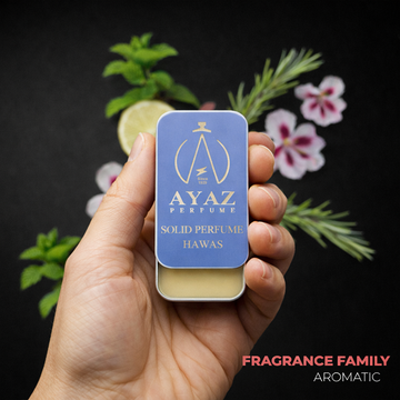 Ayaz Perfume Luxury Solid Wax Perfume Combo Pack of 4 (White Oud, Sabaya, Hawas & Flora) | Long-Lasting Alcohol-Free Solid Perfume | Skin-Friendly | Travel-Friendly Roll-Up Slider | For Men & Women