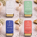 Ayaz Perfume Luxury Solid Wax Perfume Combo Pack of 4 (White Oud, Sabaya, Hawas & Flora) | Long-Lasting Alcohol-Free Solid Perfume | Skin-Friendly | Travel-Friendly Roll-Up Slider | For Men & Women