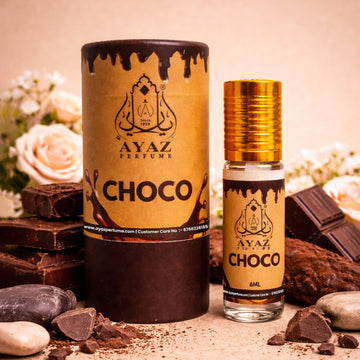 Ayaz Choco Attar 6ML – Long Lasting Alcohol-Free Roll-On Perfume for Men & Women