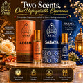 Ayaz Adeem + Sabaya Attar Combo (6ML Each) | Long Lasting Alcohol-Free Perfume Oil for Men & Women