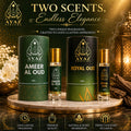 Ayaz Ameer Al Oud + Royal Oud Attar Combo (6ML Each) | Premium Long Lasting Alcohol-Free Perfume Oil for Men & Women