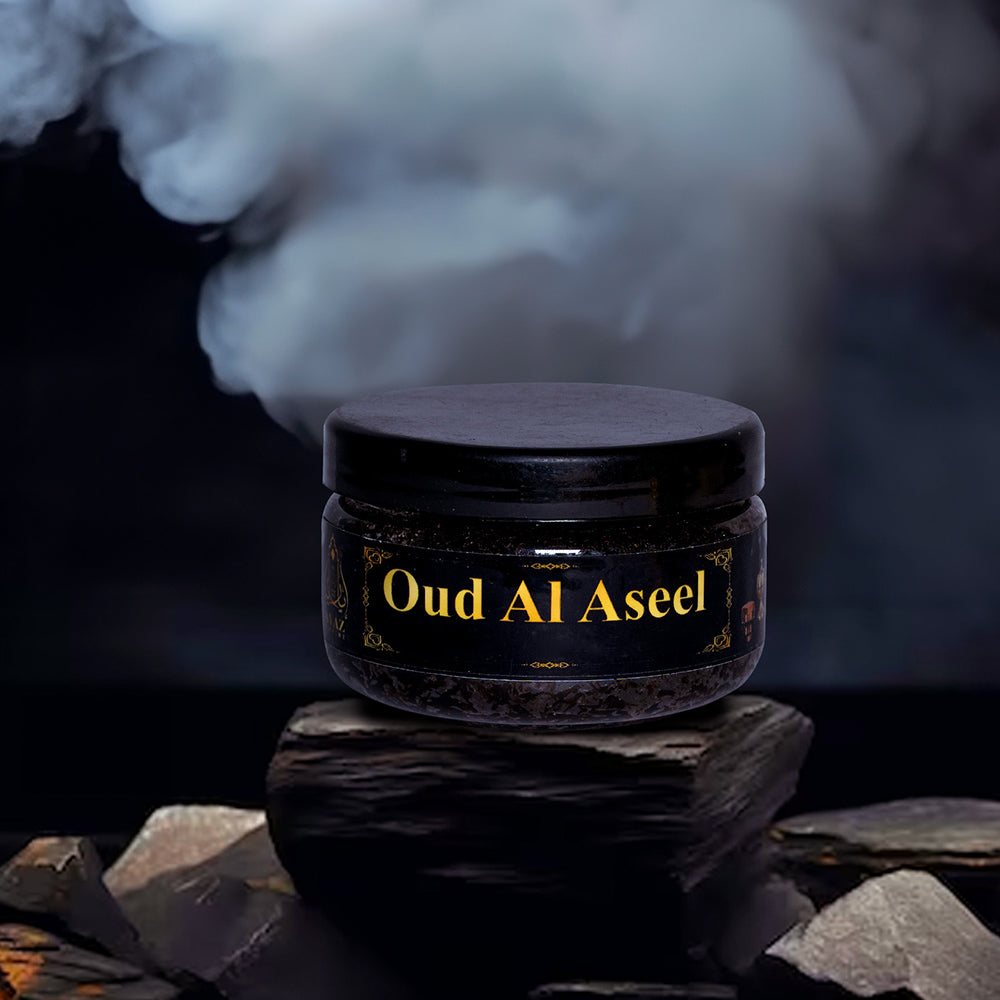 Ayaz Oud Al Aseel Premium Quality | Arabic Bakhoor Wooden Chips | Long Lasting Aroma Smell Pure Woody and Spicy Arabic Notes (40, Set of 1)