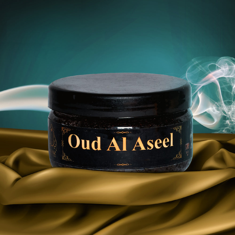 Ayaz Oud Al Aseel Premium Quality | Arabic Bakhoor Wooden Chips | Long Lasting Aroma Smell Pure Woody and Spicy Arabic Notes (40, Set of 1)