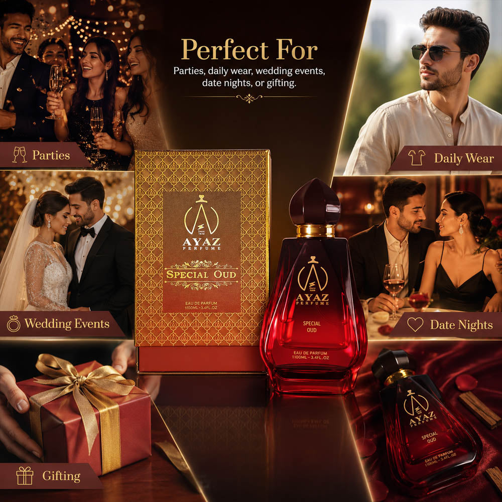 Ayaz Special Oud Eau De Parfum - Long Lasting Luxury Scent - 100ml